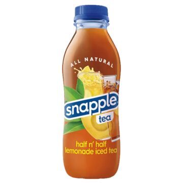 Snapple 16 oz Plastic Bottles 1/2 Lemonade &amp;1/2 Tea - Case of 24