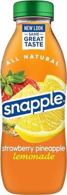 Snapple 16 oz Plastic Bottle Strawberry Pineapple Lemonade - Case of 24