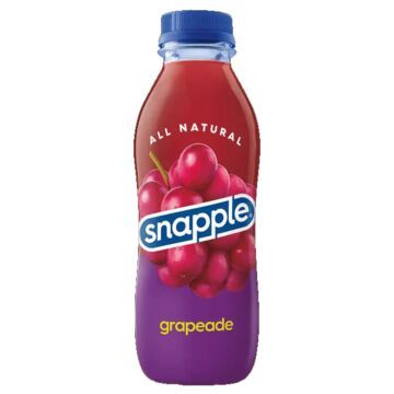 Snapple 16 oz Plastic Bottle Grapeade - Case of 24
