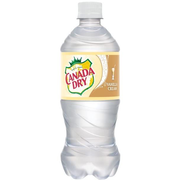 Canada Dry Vanilla Cream Soda 20 oz - Case of 24