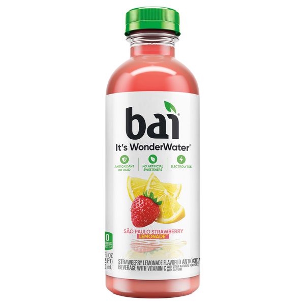 Bai Strawberry Lemonade 12/18 oz bottles