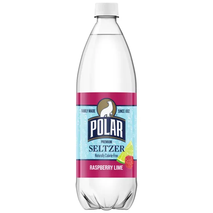Polar Raspberry Lime Seltzer 12/1 Liter Plastic Bottles
