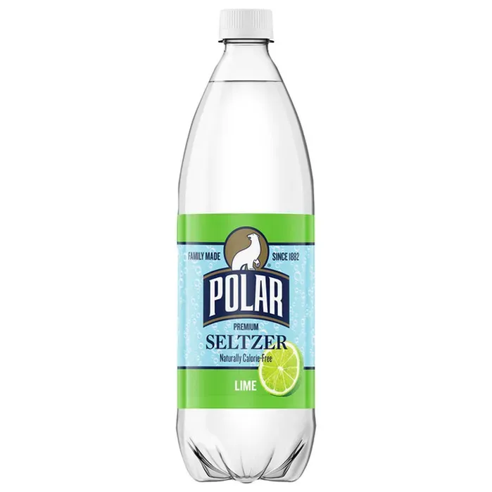 Polar Lime Seltzer 12/1 Liter Plastic Bottles