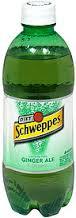 Diet Schweppes Ginger Ale - 20 oz - Case of 24