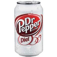 Diet Dr. Pepper - 12 oz - Case of 24