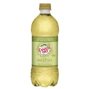 Canada Dry Green Tea Ginger Ale 20 oz - Case of 24