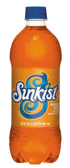Sunkist Orange 20 oz  - Case of 24