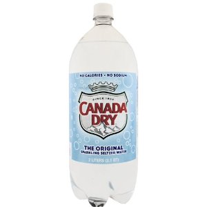 Canada Dry Seltzer 2 Liter K.F.P. Case of 6