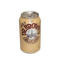 Dr. Browns Diet Cream Soda Cans 12 oz K.F.P. - Case of 24