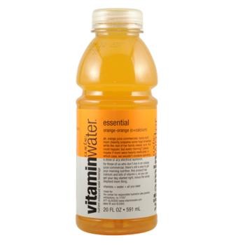 Glaceau (Vitamin Water) 20 oz - Essential (Orange-Orange) - Case of 24