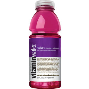 Glaceau Vitamin Water 20 oz - Revive (Fruit Punch) - Case of 24