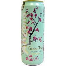 Arizona 23.5 oz Cans Diet Green Tea - Case of 24
