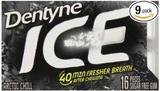 Dentyne Ice Gum  Arctic Chill- 9 Count/16 pieces