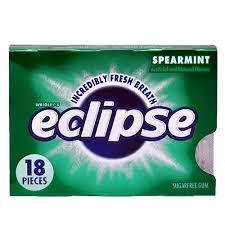 Eclipse Gum - Spearmint - 8 Count/18 pieces