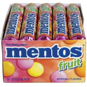 Mentos - Mixed Fruit - 15 Count
