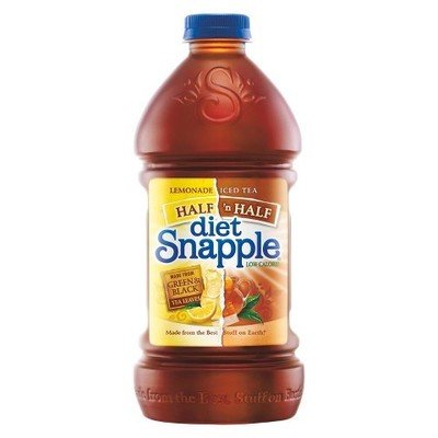 Snapple 64 oz - Diet 1/2 &amp; 1/2 - Case of 8