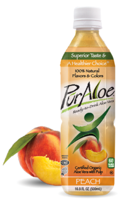 Pur Aloe Water Peach 24/16.9 oz