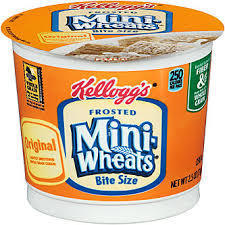 Cereal Cups Frosted Mini Wheats 6 pack