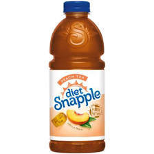 Snapple 32 oz - Diet Peach Tea - Case of 12