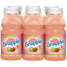 Snapple 8 oz (Plastic) - Kiwi Strawberry - Case of 24