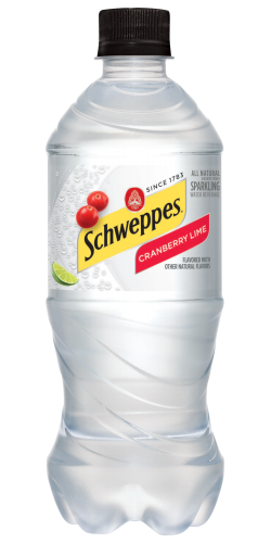 Schweppes Cranberry Lime Seltzer - 20 oz - Case of 24