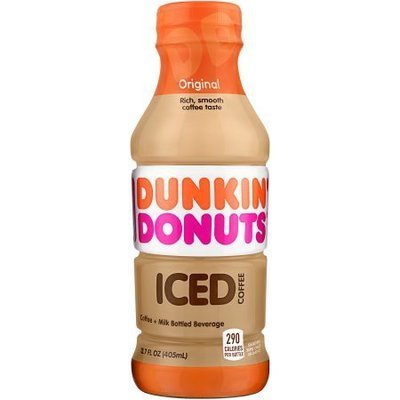 Dunkin Donuts Original Iced Coffee 12/13.7 oz bottles