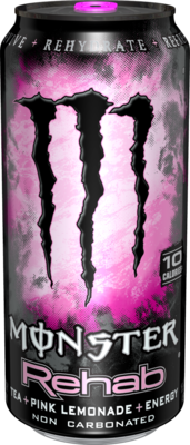 Monster Energy Rehab Pink 16 oz - Case of 24