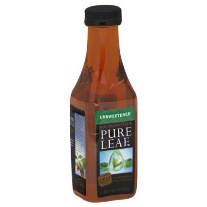 Pure Leaf Unsweetened Tea 18.5 oz Plastic Bottles  Case of 12