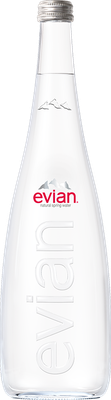 EVIAN GLASS STILL WATER 12/750 ML
