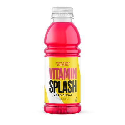 Vitamin Splash Zero Strawberry Lemonade Case of 12/20 Oz