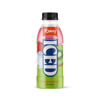 Kravy Kiwi Strawberry Plastic Bottle  Case of 24 16.9 Oz