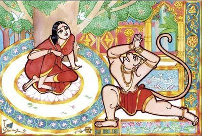 Ramayana 6 Part Mini Series: Hanuman and Sita (4 of 6)