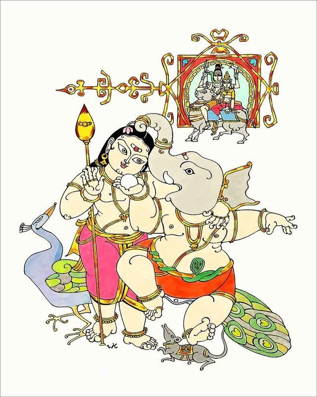 Sri Ganesha &amp; Subramanya Swami