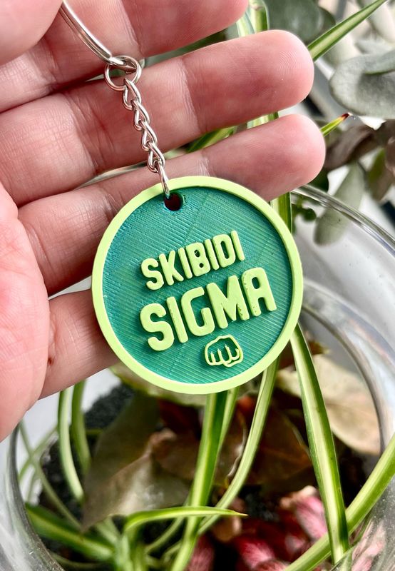 Brelok "Skibidi Sigma"