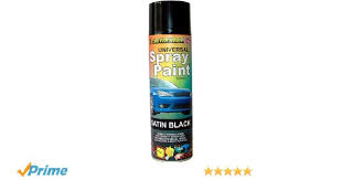 SATIN BLACK SPRAY PAINT