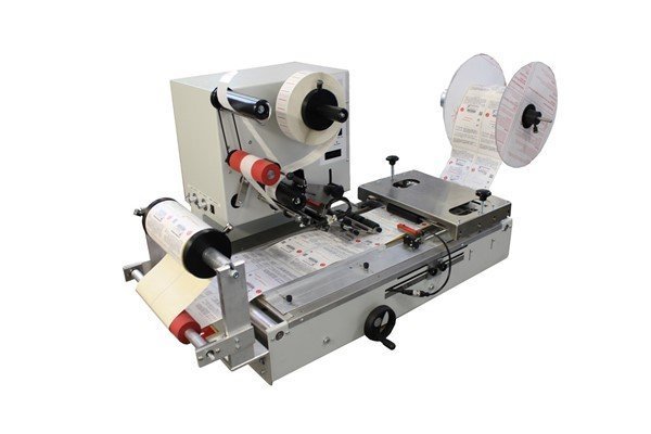 LAB510RR Automatic Roll to Roll Label Applicator/Label Combination System. Prices from £12,250.00