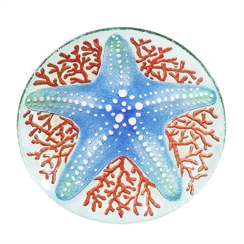 Birdbath Bowl - Shimmering Starfish