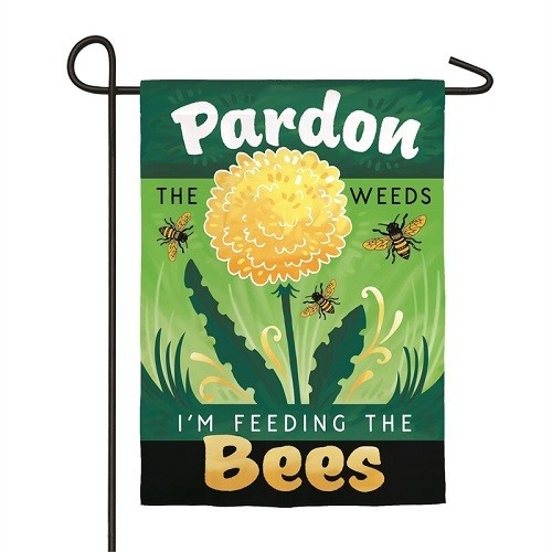 Garden Flag - Pardon the Weeds