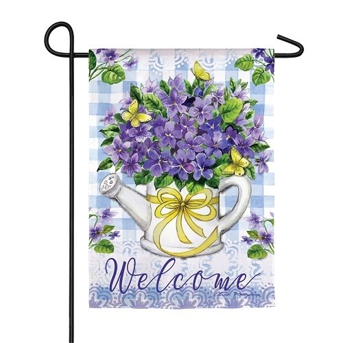 Garden Flag - Violet Bouquet