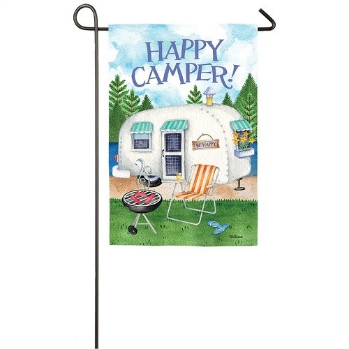 Garden Flag - Happy Camper