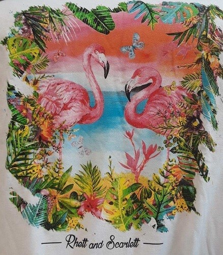 Long Sleeve T-Shirt - Tropical Rhett &amp; Scarlett