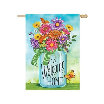 House Flag - Colorful Daisies
