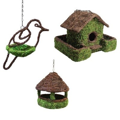 Feeder - Moss Bird Feeder or Birdhouse