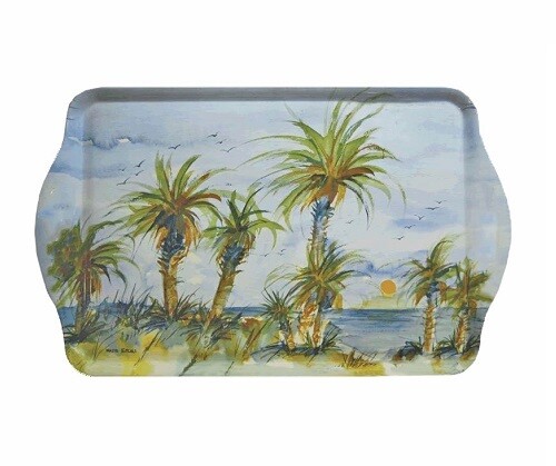 Melamine - Palm Tree, Style: Small Tray