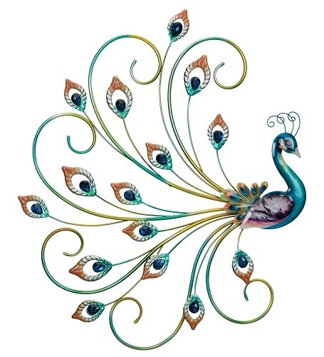 Wall Art - Luster Peacock
