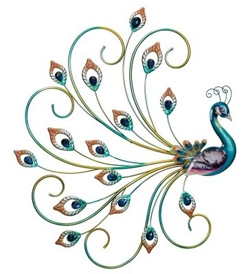 Wall Art - Luster Peacock