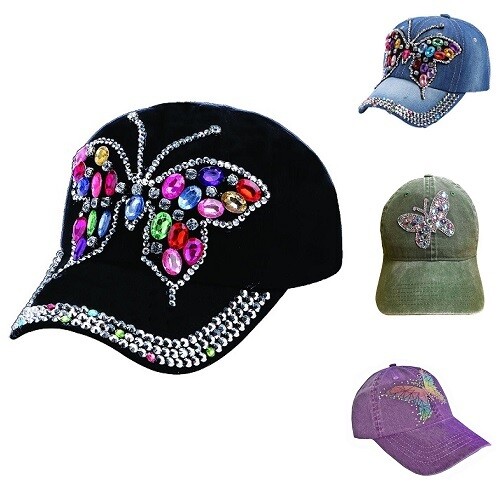 Hat - Bling Butterfly
