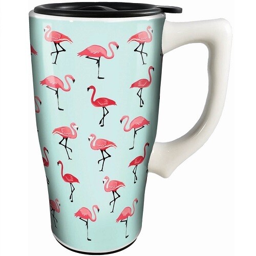 Mug - Travel Flamingo