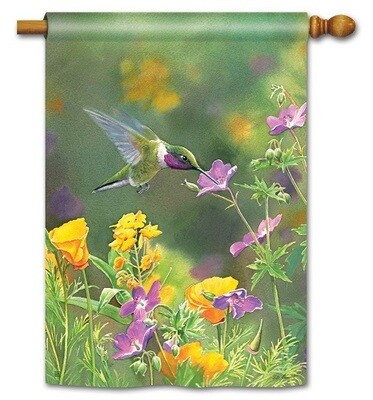 House Flag - Hummingbird Hover