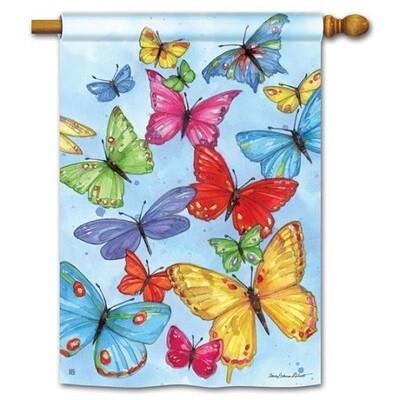 House Flag - Brilliant Butterflies